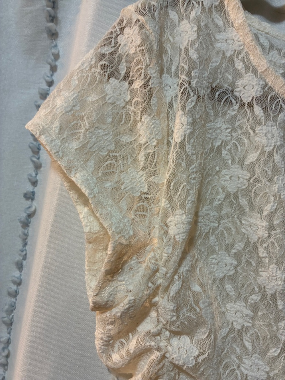 Free People Intimately Keep it Simple lace baby tee size medium - Picture 5 of 10